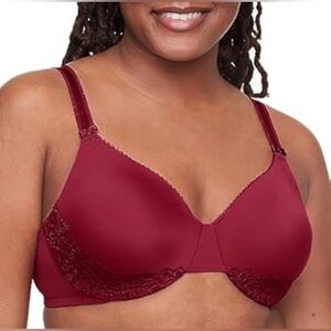 Olga Luxury Lift Underwire Lace Support Bra 40C NWT